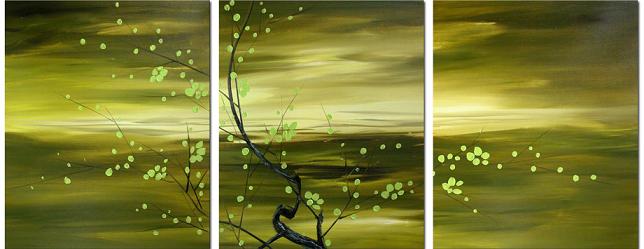 Dafen Oil Painting on canvas tree -set018 Dafen Oil Painting on canvas tree -set018